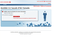 Tablet Screenshot of lescaledaircanada.vacancesaircanada.com